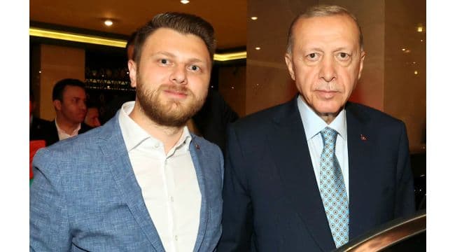 Ömer Yazıcıoğlu with President Recep Tayyip Erdoğan at the balcony-speech event